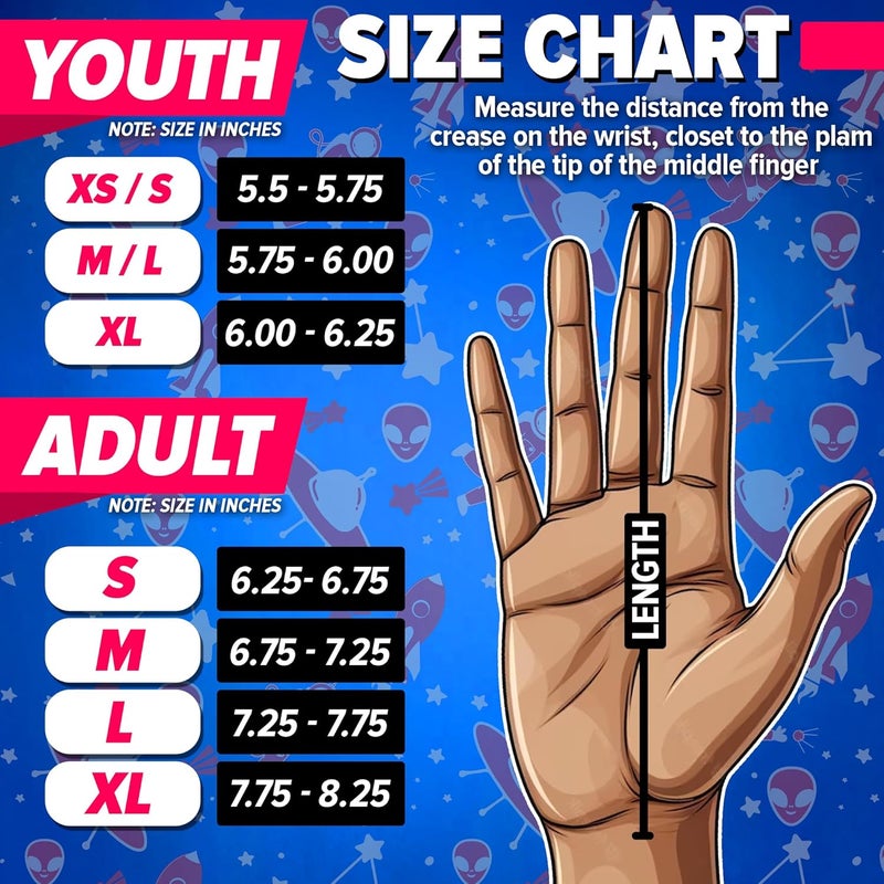 PLAYEUR Premium Football Gloves for Kids Youth & Adults-Premium Sticky Receiver with Adaptive Fit Technology-Ultra-Grip Performance - Image 5